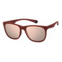 Polaroid PLD-2140-S-T9H Gafas de sol con cristal rosa y detalles rojos