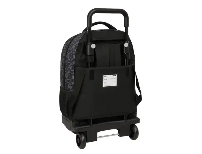 Safta Mochila Escolar Grande con Ruedas Compact Extraible Batman 450x330x220 mm