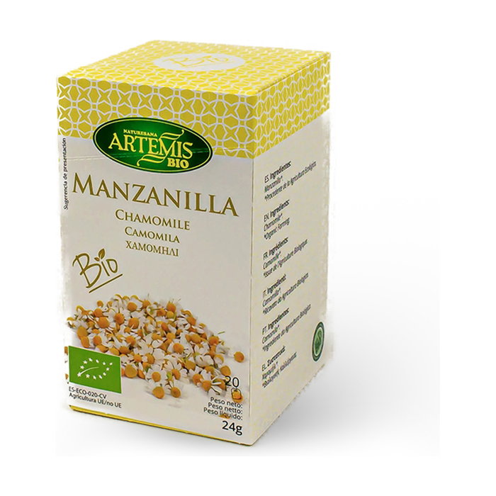 ARTEMIS BIO Manzanilla Infusión 20 bolsitas infusoras