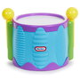 LITTLE TIKES Tambor de juguete con 2 baquetas y guarda baquetas para niños +12 meses