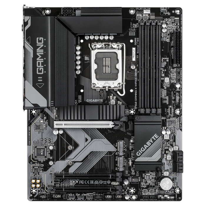 GIGABYTE B760 GAMING X WIFI6E GEN5 Placa Base ATX, Intel B760, LGA 1700, DDR5, Wi-Fi 6E, PCIe 5.0, 3x M.2, 2.5GbE LAN, Compatible Intel 14ª Gen