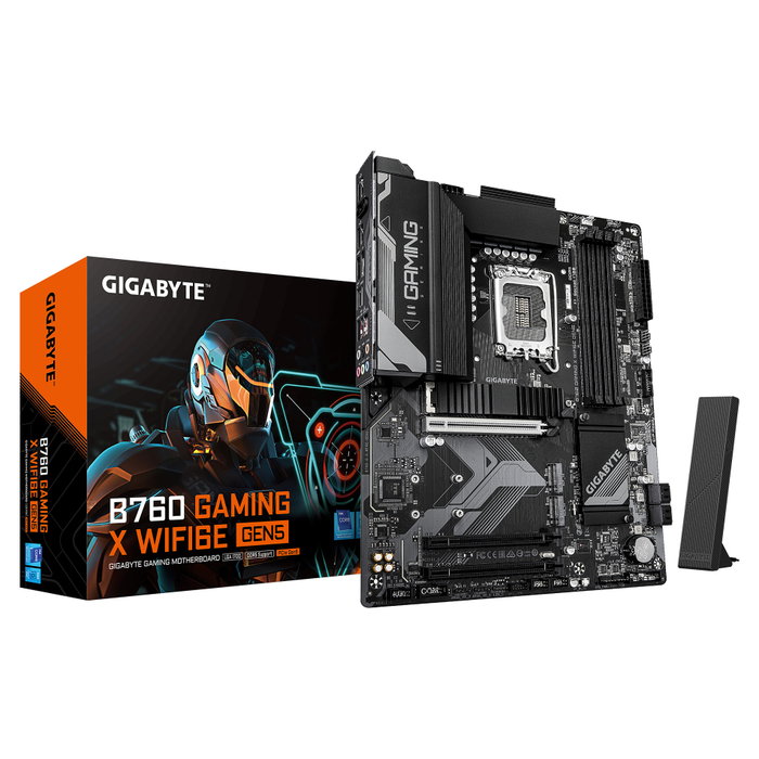 GIGABYTE B760 GAMING X WIFI6E GEN5 LGA 1700 ATX DDR5 GIGABYTE B760 GAMING X WIFI6E GEN5 LGA 1700 ATX DDR5