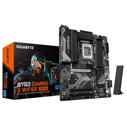 GIGABYTE B760 GAMING X WIFI6E GEN5 LGA 1700 ATX DDR5 GIGABYTE B760 GAMING X WIFI6E GEN5 LGA 1700 ATX DDR5