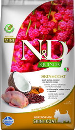 Farmina N&D Quinoa Skin & Coat Codorniz y Pato Mini 2,5kg