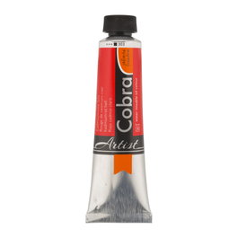 Cobra Rojo Cadmio Claro 303 Óleo Miscible Con Agua 40 ml