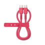 muvit for change cable Tipo C a Tipo C 3A/60W 0.2m magenta