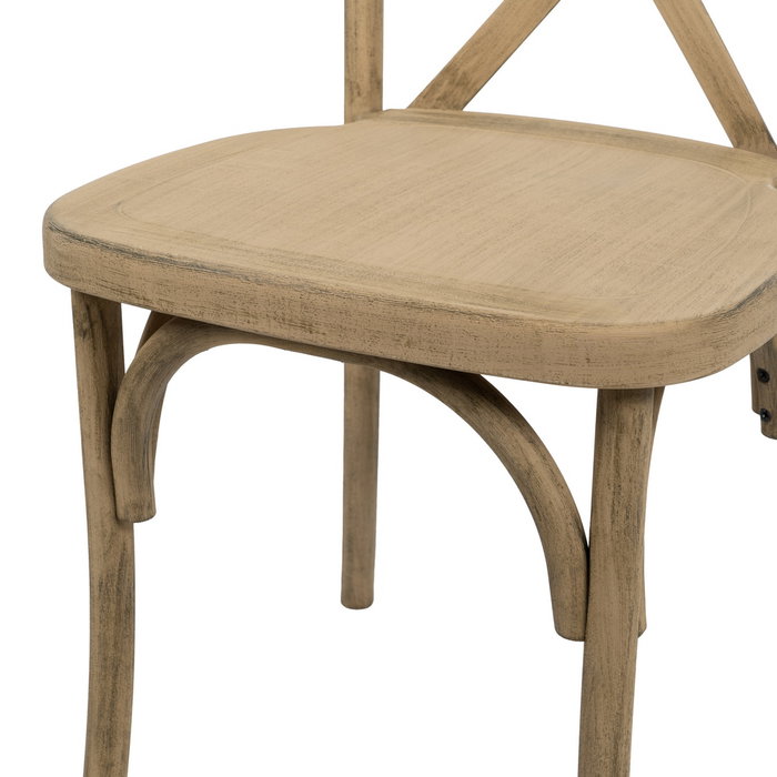 Silla Natural Polipropileno Contract 50 X 41,50 X 89 cm (Set de 2)