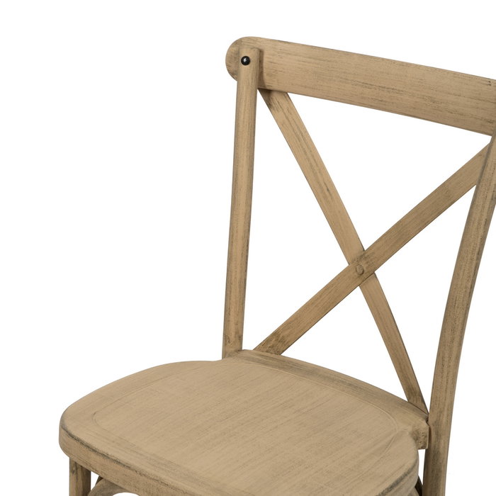 Silla Natural Polipropileno Contract 50 X 41,50 X 89 cm (Set de 2)