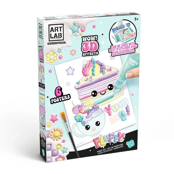 Canal Toys ART 019 Art Lab Kit de pintura Fluffy Paint