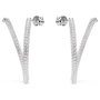 Swarovski Pendientes de Aro Gris en Acero Inoxidable 5695939
