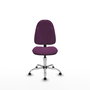 PIQUERAS Y CRESPO Silla de oficina Algarra Morado con Base Cromada