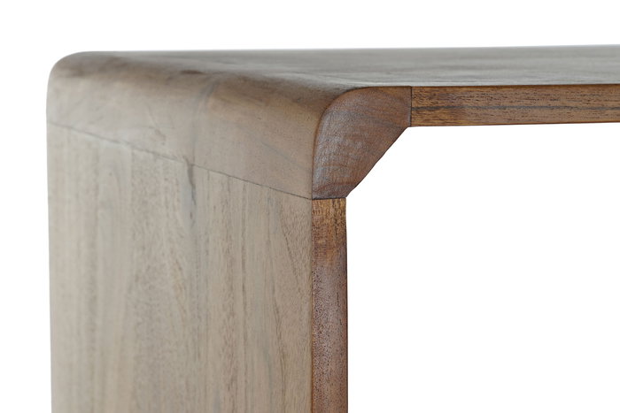 DKD Home Decor Estanteria Basant ratan Marron Oscuro Natural Acacia Ratan 90 x 40 x 181 cm