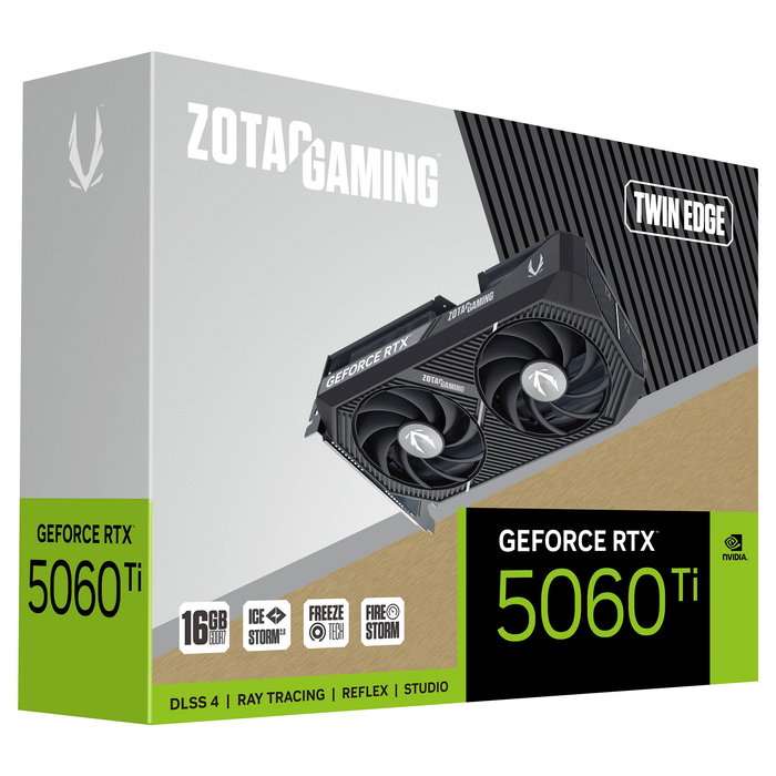Zotac Tarjeta Gráfica GeForce RTX 5060 Ti Twin Edge 16GB GDDR7 Zotac Tarjeta Gráfica GeForce RTX 5060 Ti Twin Edge 16GB GDDR7