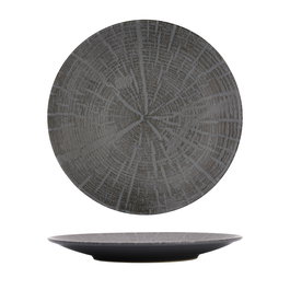 Summa Plato Llano Coupe Forest Gris Gres 27 cm (Set de 6)