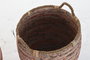 DKD Home Decor Set de 3 Cestas de Ratán Melocotón