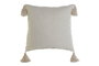DKD Home Decor Cojin Crudo 45 x 45 x 15 cm (2 Unidades) Algodon Polyester