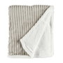 Manta Gift Decor Blanco Gris 200 x 150 x 1,5 cm (6 Unidades)