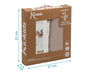 KioKids Set 2 Muselinas Osos Marrón 120x120 cm Bambú y Algodón Certificado Oeko-Tex +0 Meses