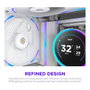NZXT F140X RGB Blanco 140 mm