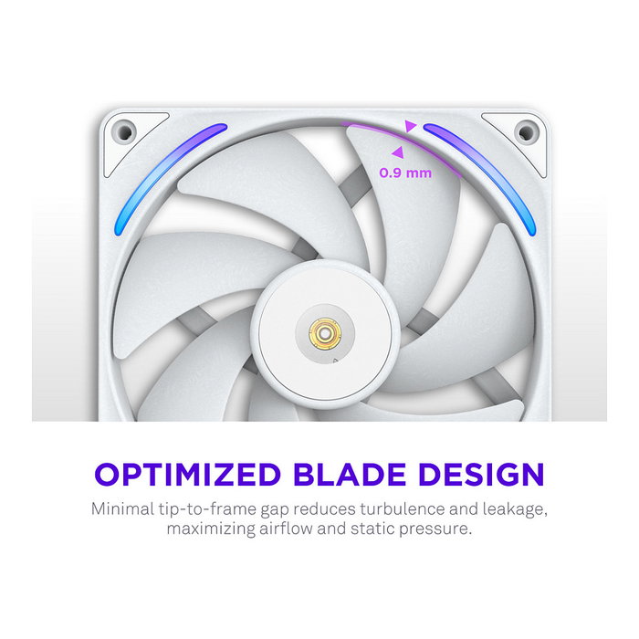 NZXT F140X RGB Blanco 140 mm NZXT F140X RGB Blanco 140 mm