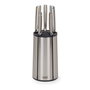 Joseph Joseph Elevate Set de Cuchillos de 5 Piezas con Soporte Giratorio Plateado