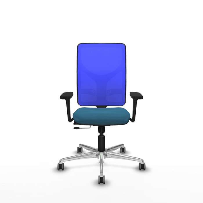PIQUERAS Y CRESPO Silla de oficina Motilla con mecanismo Sincro/Traslack, Verde petróleo y Azul PIQUERAS Y CRESPO Silla de oficina Motilla con mecanismo Sincro/Traslack, Verde petróleo y Azul