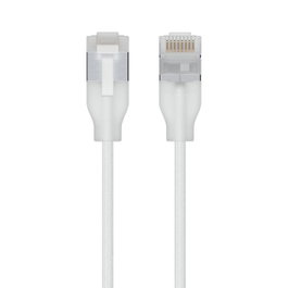 Ubiquiti UACC-Cable-Patch-EL-C6A-15M-W Cable de parcheo Cat 6A de 15 m, Translúcido/Blanco