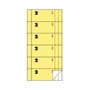 AVERY Zweckform Wertmarken-Block 832 01-300, amarillo, 1 unidad