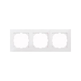 Merten MEG4030-3619 M-Pure Rahmen 3 fach polarweiß Blanco
