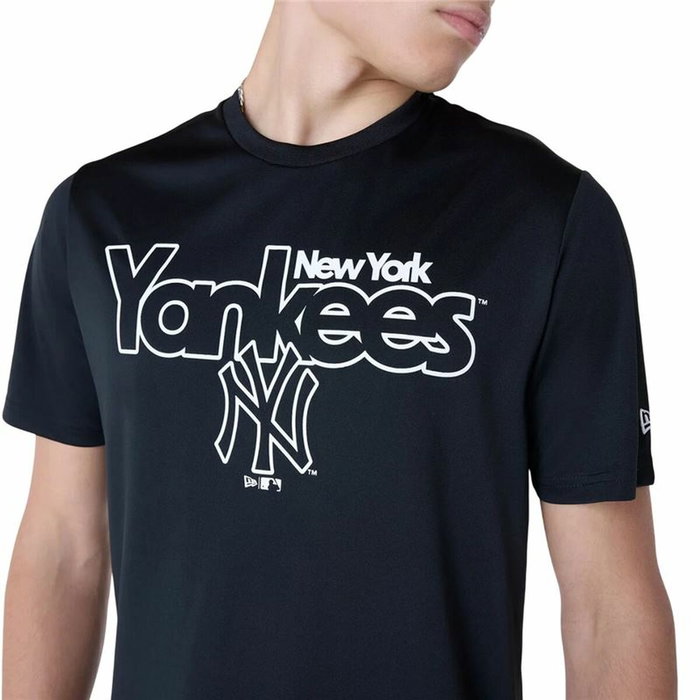 Camiseta de baloncesto New Era New York Yankees MLB Negro