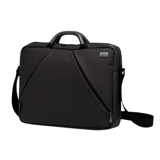 Lexon Funda para Ordenador Portátil 16" y Portadocumentos Negro