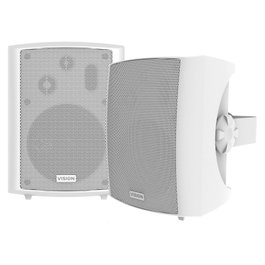 Vision Magic SP-1800 Altavoz de 3 vías con Bassreflex y 5,25 pulgadas, Blanco
