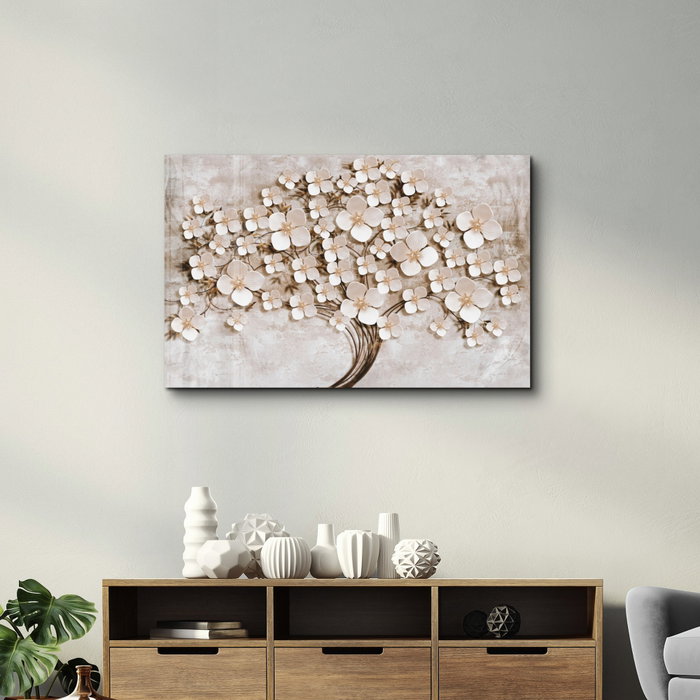 Wallity CAM-1091 Pintura Decorativa de Vidrio Templado 70 x 110 cm