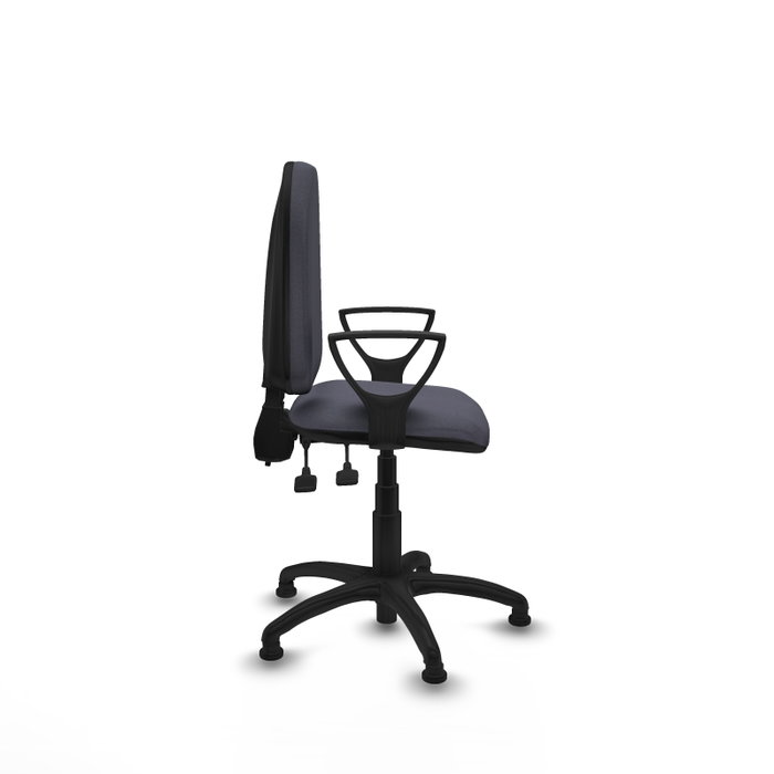 PIQUERAS Y CRESPO Silla de oficina Aýna Gris oscuro con Brazos Fijos