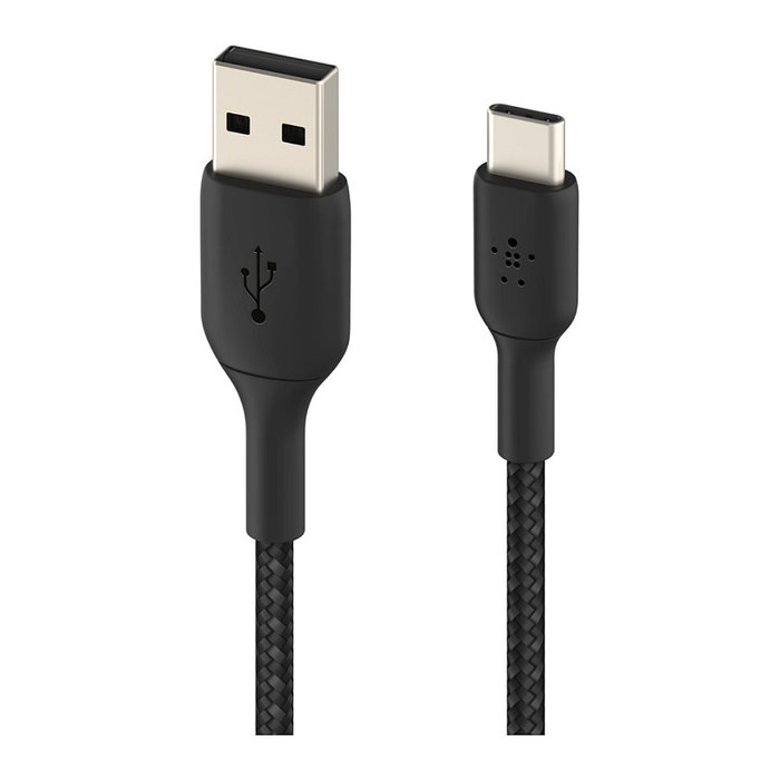 Belkin CAB002BT1MBK Cable USB-C a USB-A Trenzado 1m Negro