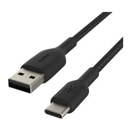 Belkin CAB002BT1MBK Cable USB-C a USB-A Trenzado 1m Negro