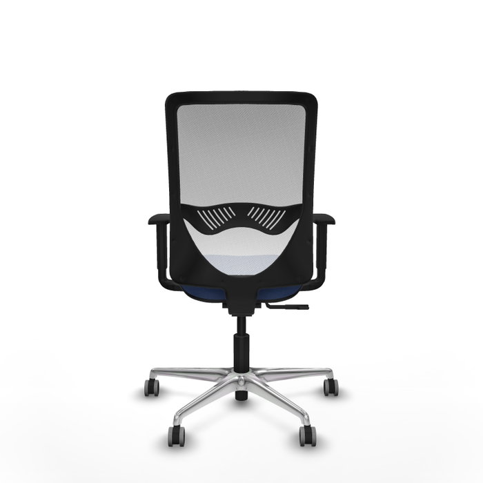 PIQUERAS Y CRESPO Silla de oficina Zulema con mecanismo Sincro Azul marino y Blanco PIQUERAS Y CRESPO Silla de oficina Zulema con mecanismo Sincro Azul marino y Blanco