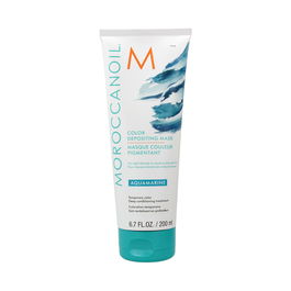 Moroccanoil Mascarilla Color Depositing Aqua Marine 200 ml para Cabellos Rubios