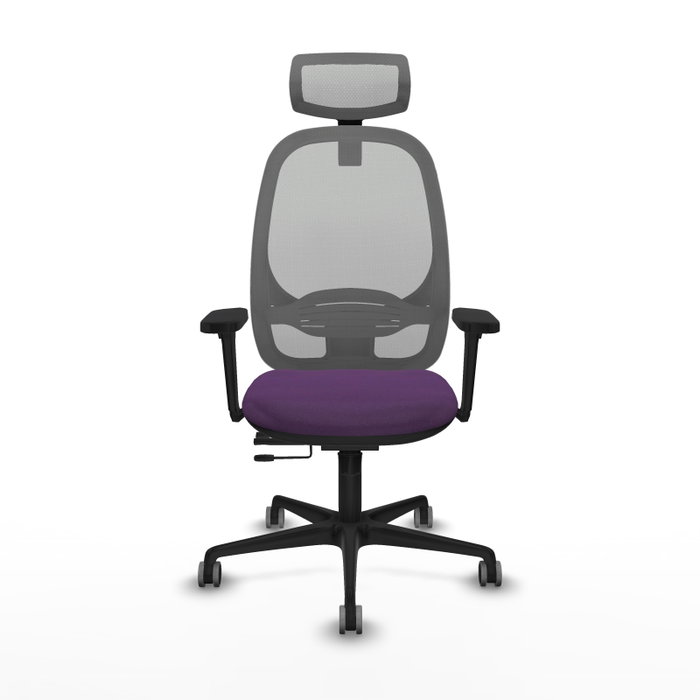PIQUERAS Y CRESPO Silla de oficina Cilanco con mecanismo Sincro/Traslack, Morado y Gris PIQUERAS Y CRESPO Silla de oficina Cilanco con mecanismo Sincro/Traslack, Morado y Gris
