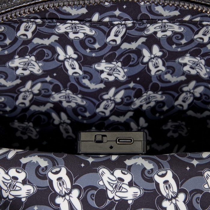LOUNGEFLY Mochila Mickey & Minnie Ghosh Mickey Disney LOUNGEFLY Mochila Mickey & Minnie Ghosh Mickey Disney