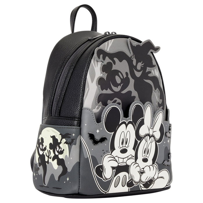 LOUNGEFLY Mochila Mickey & Minnie Ghosh Mickey Disney LOUNGEFLY Mochila Mickey & Minnie Ghosh Mickey Disney