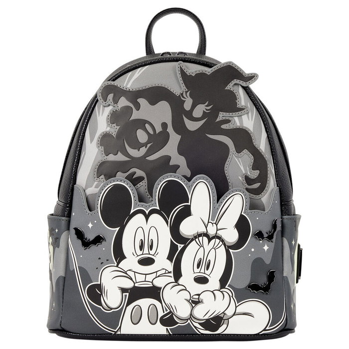 LOUNGEFLY Mochila Mickey & Minnie Ghosh Mickey Disney LOUNGEFLY Mochila Mickey & Minnie Ghosh Mickey Disney