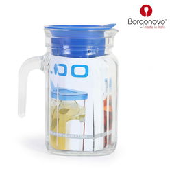 Borgonovo Jarra Igloo Quadra Azul 600cc 12x9x15cm (6 Unidades)