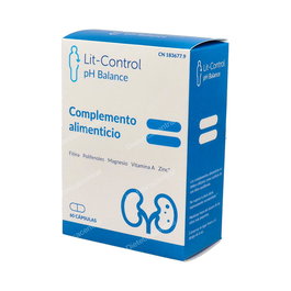 DEVICARE Lit-Control Ph Balance 60 Cápsulas - Complemento Alimenticio para Reducir Formación de Piedras en el Riñón de Oxalato Cálcico