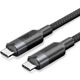 Vention Cable USB-C do USB-C USB 3.2 Gen 2, 5A 100W, 10Gbps, 1 Metro, Negro