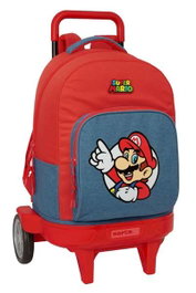 Safta Mochila con Ruedas Super Mario Compact Evolution Extraíble
