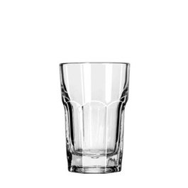 Libbey Gibraltar Vaso Alto - Vaso de Vidrio - 27 cl / 26.6 cl - 118 mm Alto x 79 mm Diámetro - Borde Grueso (Set de 12)