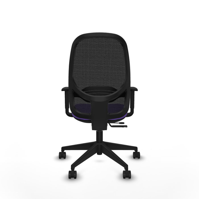 PIQUERAS Y CRESPO Silla de oficina Cilanco con mecanismo Sincro/Traslack, Tela Lila y Malla Negra PIQUERAS Y CRESPO Silla de oficina Cilanco con mecanismo Sincro/Traslack, Tela Lila y Malla Negra