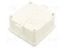 SIMET Caja de conexiones IP67 blanca 98x98x60mm
