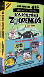 Pack Aprende a leer con... ¡Los Detectives Zoopencos! 7, 8 y 9, Mar Benegas - DESTINO INFANTIL